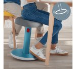 Cosy Tabouret ergonomique assis/debout, bleu, 65180061