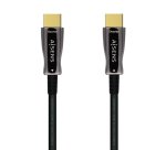 AISENS Cable HDMI V2.1 AOC Ultra Alta Velocidad / HEC 8k@60Hz 4k@120Hz 4:4:4 48Gbps, A/M-A/M, Negro, 20m