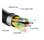 AISENS Cable HDMI V2.1 AOC Ultra Alta Velocidad / HEC 8k@60Hz 4k@120Hz 4:4:4 48Gbps, A/M-A/M, Negro, 20m