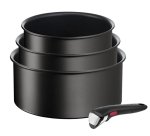 Batterie de cuisine Tefal LOT 3 CASSEROLES 16/18/20 CM + 1 POGNEE AMOVIBLE INGENIO ECO RESIST INDUCTION L3979202