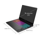 HP OMEN MAX Gaming Laptop 16-ak0021nf Copilot+ PC AMD Ryzen AI 7 Ordinateur portable 40,6 cm (16") WQXGA 32 Go DDR5-SDRAM NVIDIA GeForce RTX 5070 Wi-Fi 7 (802.11be) Windows 11 Home Noir