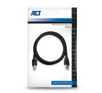 ACT AC3033 USB USB 2.0 Cable 3m USB A USB B Black