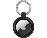 Funda protectora con llavero para localizador o rastreador OtterBox 77-86958 Sleek Case Series para Apple AirTag, negro