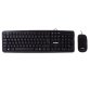 Nilox Combo USB  Teclado QWERTY + Ratón Flat