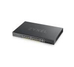 Zyxel GS1920-24HPV2 Géré Gigabit Ethernet (10/100/1000) Connexion Ethernet, supportant l'alimentation via ce port (PoE) Noir