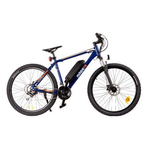 Bicicleta Nilox X6 PLUS Negro, Azul Aluminio 69,8 cm (27.5") 21 kg