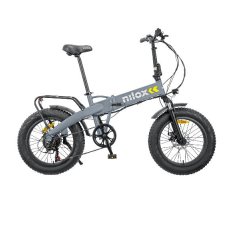 Bicicleta Nilox J4 Plus Gris, Blanco, Amarillo Aluminio 50,8 cm (20") 24 kg Litio