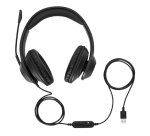 Targus AEH102GL casque Avec fil Arceau Appels/Musique USB Type-A Noir