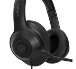 Targus AEH102GL casque Avec fil Arceau Appels/Musique USB Type-A Noir