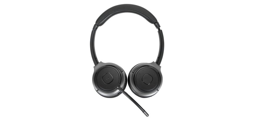 Targus AEH104GL auricular y casco Auriculares Inalámbrico y alámbrico Diadema Llamadas/Música USB Tipo C Bluetooth Negro