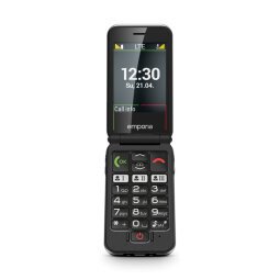 Emporia JOY_LTE 7,11 cm (2.8") 115 g Noir Téléphone pour seniors