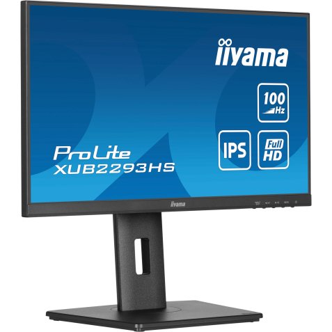 iiyama ProLite XUB2293HS-B6 écran plat de PC 54,6 cm (21.5") 1920 x 1080 pixels Full HD LED Noir