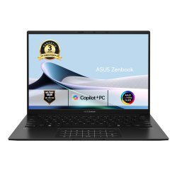 ASUS Zenbook 14 OLED UM3406KA-QD317X AMD Ryzen AI 5 340 Ordinateur portable 35,6 cm (14") WUXGA 16 Go LPDDR5x-SDRAM 512 Go SSD Wi-Fi 6E (802.11ax) Windows 11 Pro Noir
