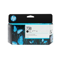 HP 738 130-ml Black DesignJet Ink Cartridge