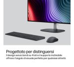 HP E4ET2EA All-in-One PC Copilot+ PC Intel Core Ultra 9 68,6 cm (27") 2560 x 1440 Pixel PC All-in-one 24 GB DDR5-SDRAM 1 TB SSD Windows 11 Home Wi-Fi 7 (802.11be) Nero, Grigio