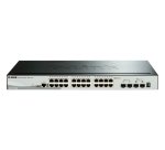 D-Link DGS-1510-52XMP Géré L3 Gigabit Ethernet (10/100/1000) Connexion Ethernet, supportant l'alimentation via ce port (PoE) Noir