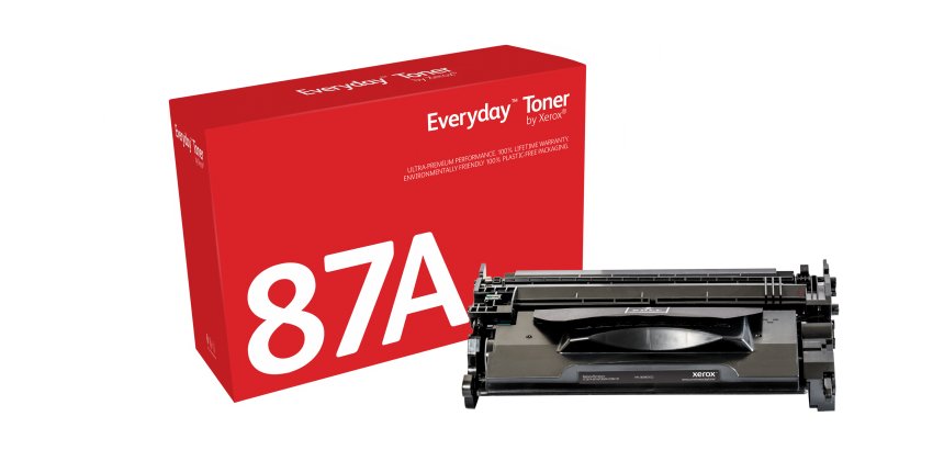 Toner Everyday™ _OEM_NAME_ Noir de Xerox compatible avec HP 87A (CF287A), Capacité standard