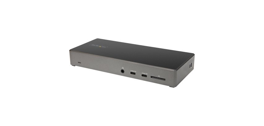 StarTech.com USB-C Dock - Triple 4K Monitor USB Typ-C Docking Station - 100W Power Delivery 3.0 - DP 1.4 Alt Mode & DSC, 2x DisplayPort 1.4/HDMI 2.0 - 6xUSB (2x 10Gbps) - Windows/Chrom
