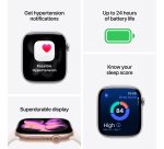 Apple Watch Series 11 GPS + Cellular 42mm Gold Titanium Case with Gold Milanese Loop