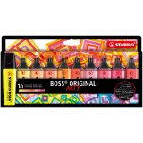 Surligneur BOSS ORIGINAL, étui carton ARTY de 10