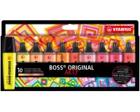Surligneur BOSS ORIGINAL, étui carton ARTY de 10