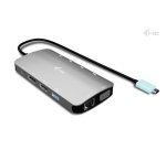 i-tec USB-C Metal Nano 3x Display (DP, HDMI and VGA) Docking Station + Power Delivery 100 W
