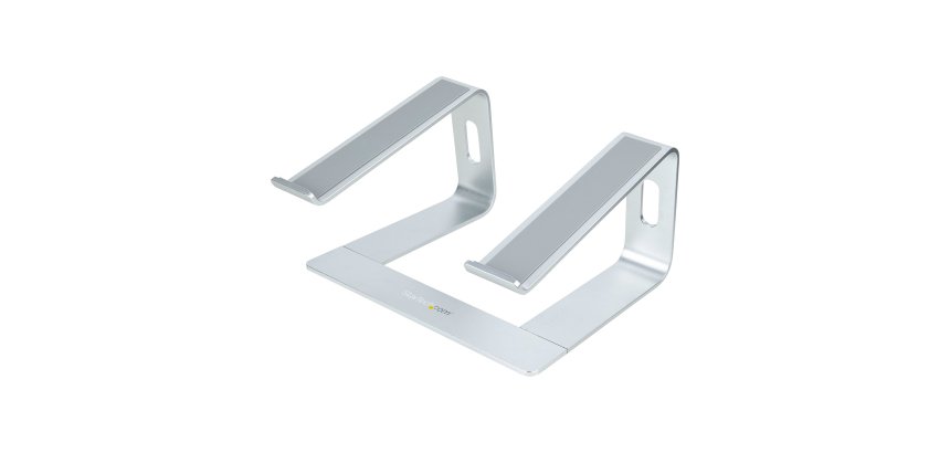StarTech.com Support Ordinateur Portable (5kg) - Socle Ordinateur Portable en Aluminium, Argenté - Réhausseur PC pour MacBook Air/Pro, Dell XPS, Lenovo - Élévateur/Surélévateur Ergonomique pour Bureau