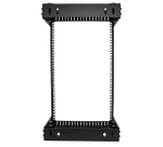 StarTech.com Rack Réseau Mural 18U à 2 Montants, Rack Serveur 19" à Cadre Ouvert avec Profondeur Ajustable, Rack de Données Mural pour IT/AV/Panneau de Patch/ Equipement IT - Écrous et Vis de Fixation Inclus