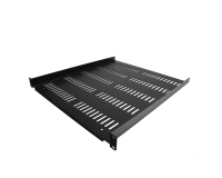 StarTech.com Étagère Rack 19 pouces 1U - Plateau Rackable Universel Ventilé - Étagère Baie de Brassage - Étagère Cantilever Rack 19" - Capacité 25kg - Rangement Rack Informatique - Profondeur 50cm (20"), Noir
