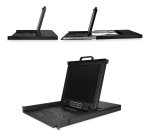 StarTech.com Console KVM per Armadio Rack - Monitor LCD 17" - KVM Switch VGA a 16 porte integrato - Montabile a Rack con cavi da 1,8 m 1U - OSD KVM - Supporto USB + VGA - Tastiera Inglese QWERTY - 50.000 MTBF
