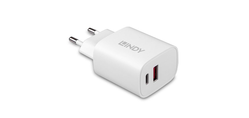 Lindy Chargeur USB Type A & C 20W