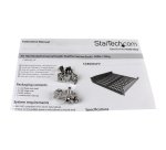 StarTech.com Étagère de Rack de Serveur 2U - Plateau Cantilever Universel à Montage en Rack Ventilé pour Rack 19" - Acier Gros Calibre - Capacité de Poids 23kg - Étagère de 40cm de Profondeur, Noir