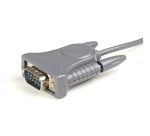 StarTech.com Câble USB vers Série à 1 Port de 91cm, Convertisseur DB9/DB25 RS232 vers USB, Prolific, Adaptateur USB vers Série