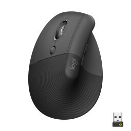 Logitech Lift muis Kantoor Linkshandig RF-draadloos + Bluetooth Optisch 4000 DPI