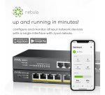 Zyxel GS1915-8EP Géré L2 Gigabit Ethernet (10/100/1000) Connexion Ethernet, supportant l'alimentation via ce port (PoE) Noir