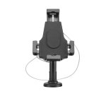 AISENS Soporte Antirobo de Sobremesa / Pared Ajustable (1 Pivote) para Tablet, Negro