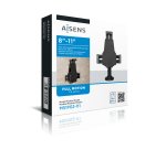 AISENS Soporte Antirobo de Sobremesa / Pared Ajustable (1 Pivote) para Tablet, Negro