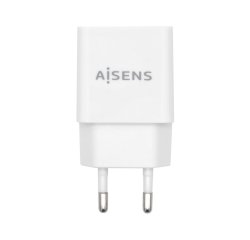 AISENS Cargador USB 10W Alta Eficiencia, 5V/2A, Blanco
