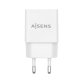 AISENS Cargador USB 10W Alta Eficiencia, 5V/2A, Blanco