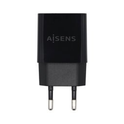 AISENS Cargador USB 10W Alta Eficiencia, 5V/2A, Negro