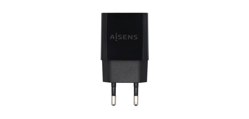 AISENS Cargador USB 10W Alta Eficiencia, 5V/2A, Negro
