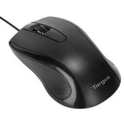 Targus Full-Size - mouse - antimicrobial - USB - black