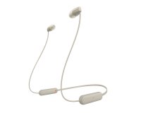 Sony WI-C100 Auriculares Inalámbrico Dentro de oído Llamadas/Música Bluetooth Beige