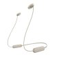 Sony WI-C100 Auriculares Inalámbrico Dentro de oído Llamadas/Música Bluetooth Beige