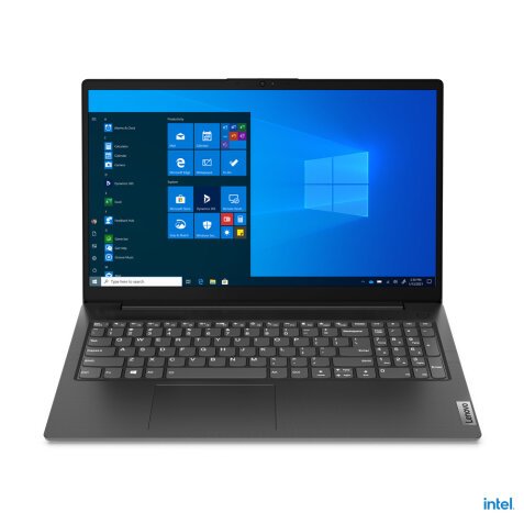 Lenovo V15 Intel® Celeron® N N4500 Computer portatile 39,6 cm (15.6") Full HD 8 GB DDR4-SDRAM 256 GB SSD Wi-Fi 5 (802.11ac) FreeDOS Nero
