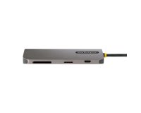 StarTech.com Adaptador Multipuertos USB C de Vídeo 4K a 60Hz, con Hub de 3 Puertos USB-A de 5Gbps, Entrega de Alimentación USB de 100W, Red Ethernet, SD/microSD, Cable de 30cm