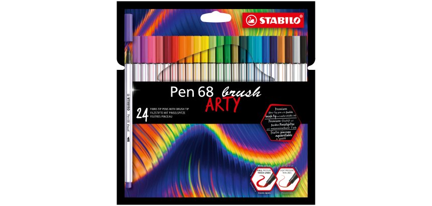 Feutre pinceau Pen 68 brush ARTY Edition, étui de 24
