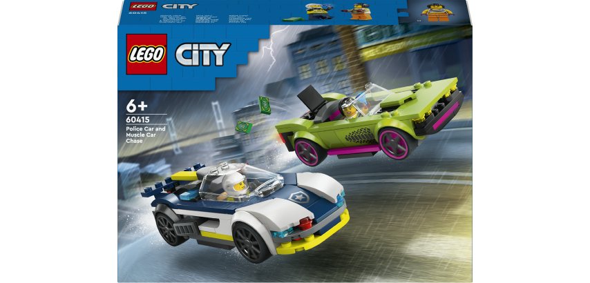 LEGO City Police Car and Muscle Car Chase