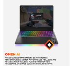 HP OMEN MAX Gaming Laptop 16-ah0033nf Intel Core Ultra 9 275HX Ordinateur portable 40,6 cm (16") WQXGA 64 Go DDR5-SDRAM NVIDIA GeForce RTX 5090 Wi-Fi 7 (802.11be) Windows 11 Home AI PC Noir
