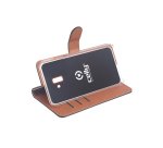 Celly WALLY789 mobile phone case 15.2 cm (6") Folio Black, Brown
